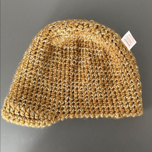 Pistil Brown Light Blue Knit Beanie with Brim Buttons accent Boho Chic Urban OS main image 11